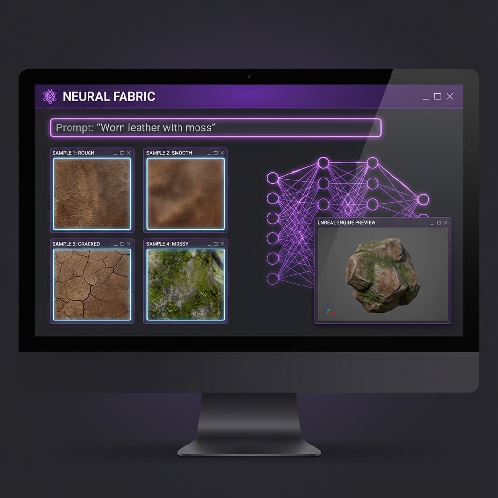 Texture generation workflow interface