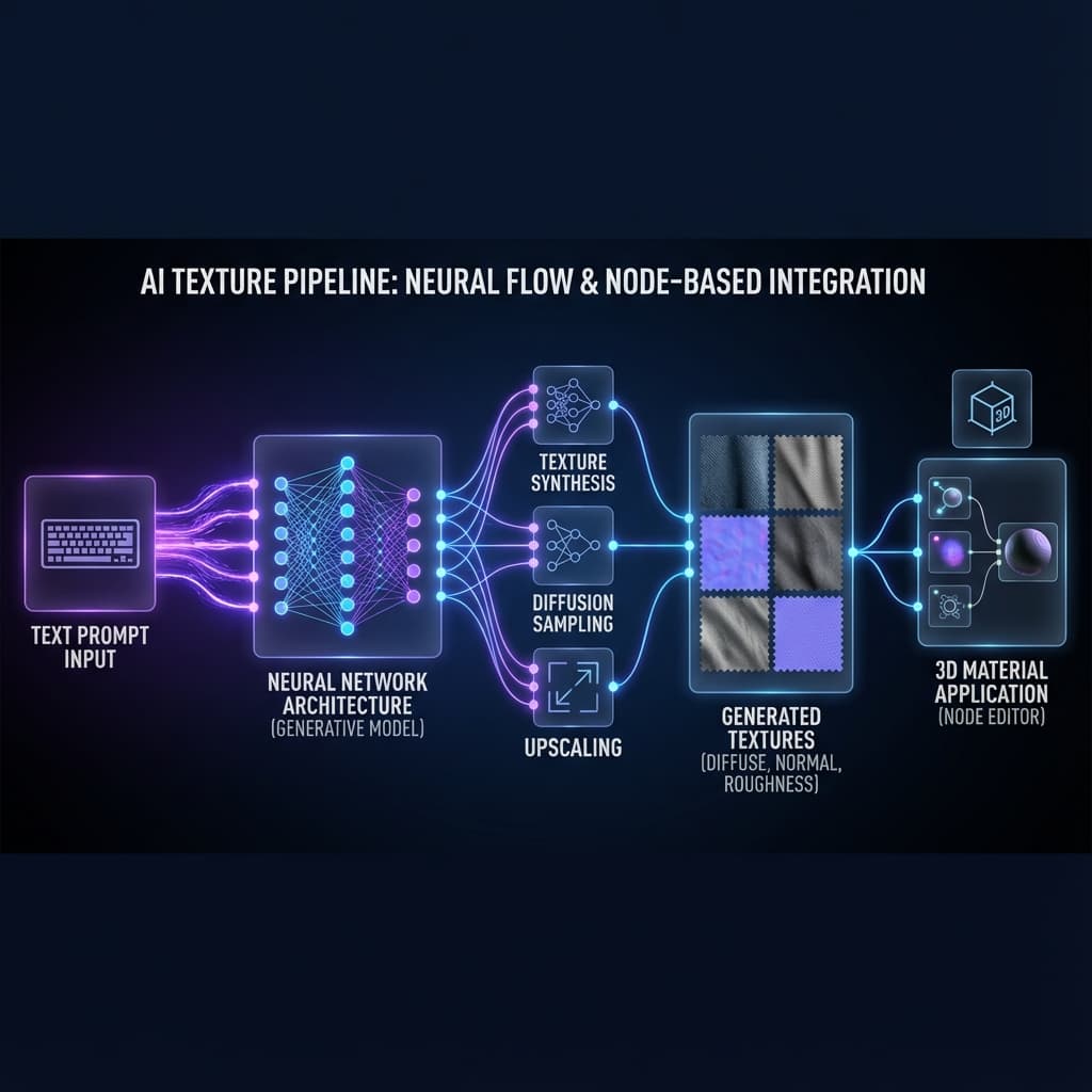 AI texture pipeline architecture